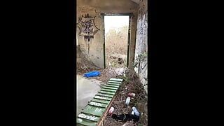 Blow Job and Facial at Abandoned Building