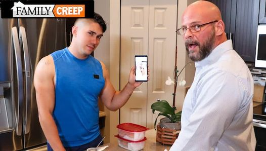 Latino Jock Gets POUNDED BY HIS STEPDAD’S MASSIVE COCK