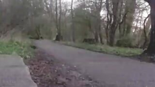 The best public anal with big fat dildo and a juich fat ass in park