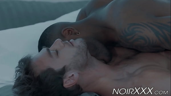 Tattooed black gay Max Adonis anal fucks his hunky lover
