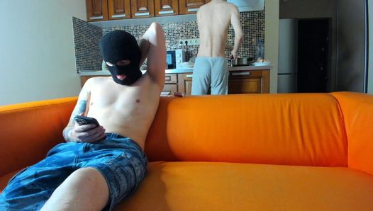 Cooking our dinner and then I’m gonna fuck my boyfriend!