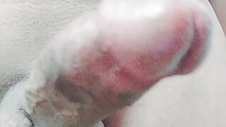 Man Masturbating on bathroom